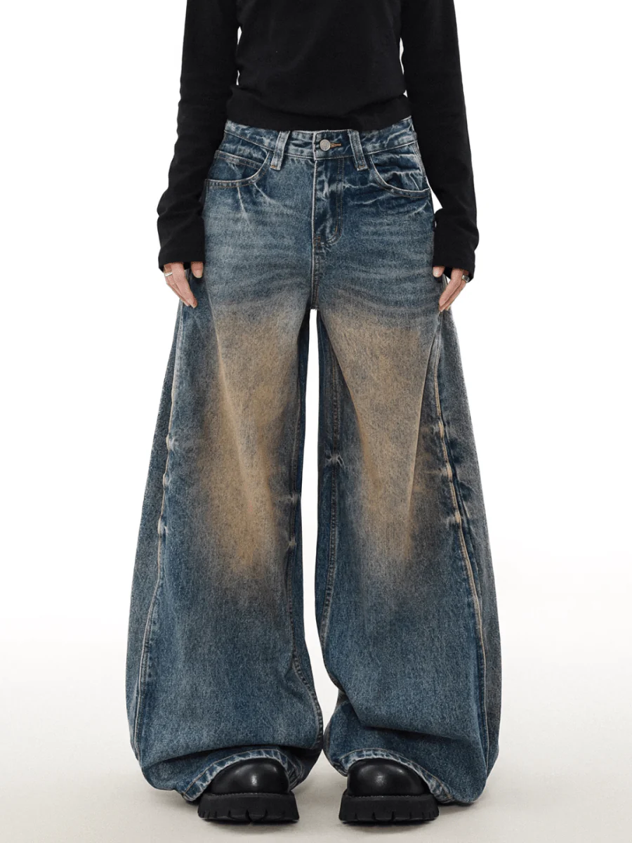 [MRNEARLY] aged jeans B0307