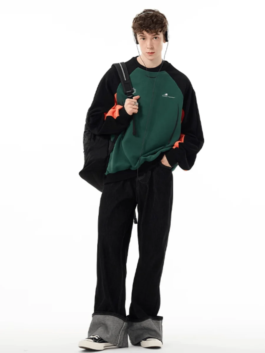 [MADWITCH] round neck sweater S0201