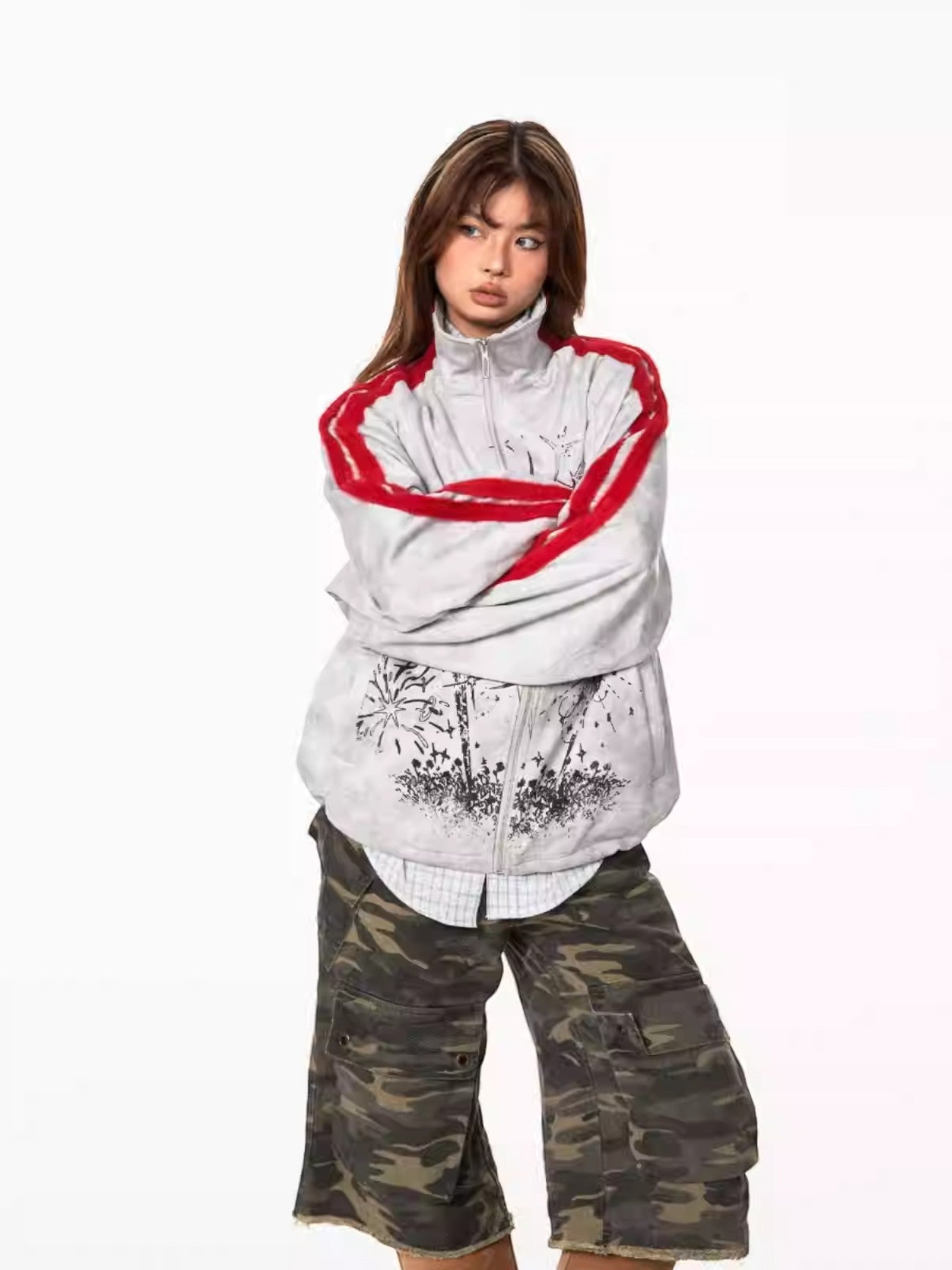 [BLACKBB] COLORBLOCK STREET JACKET S0162