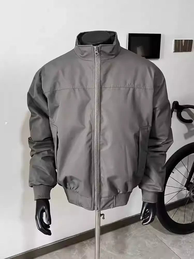 WEATHER-RESISTANT STAND-COLLAR COACH JACKET T0142
