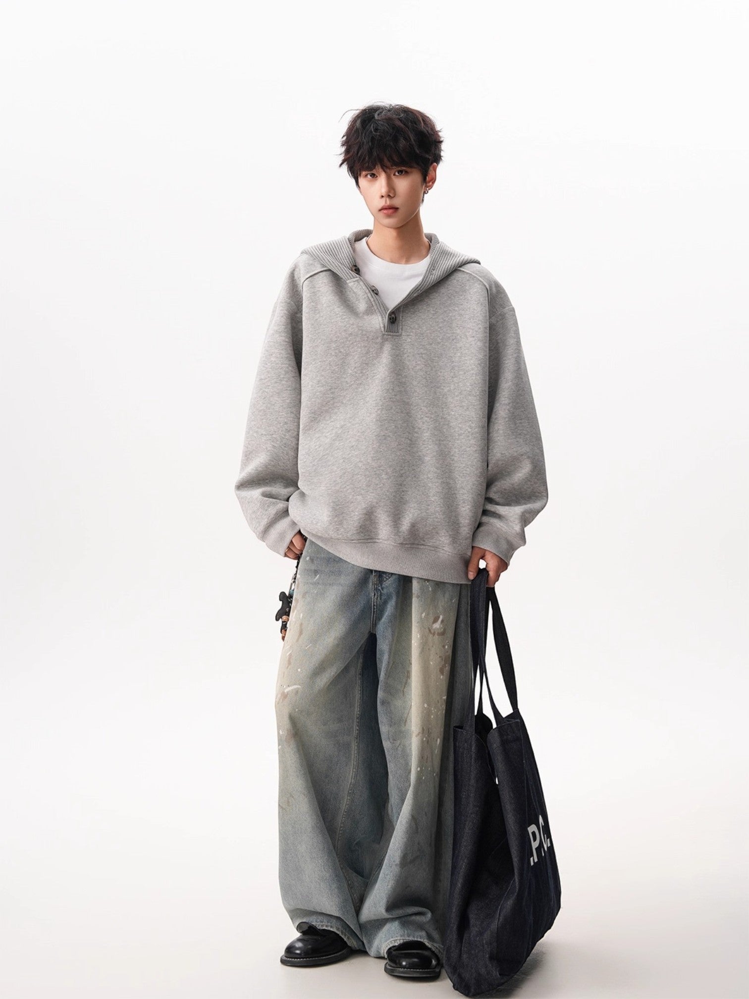 HEAVY KNIT HOODIE S0073