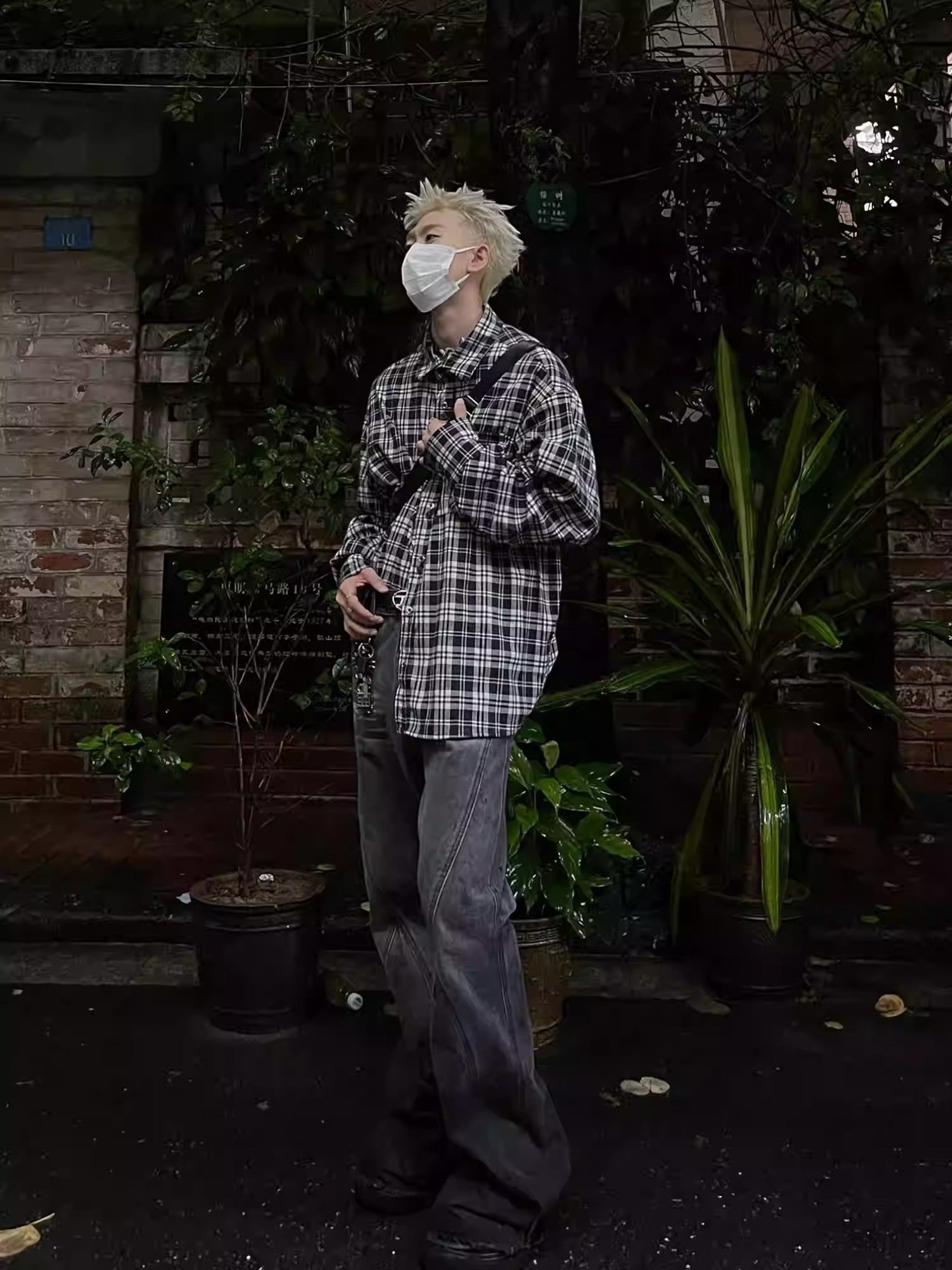 [MaxDstr] PLAID OVERSIZED SHIRT J0145
