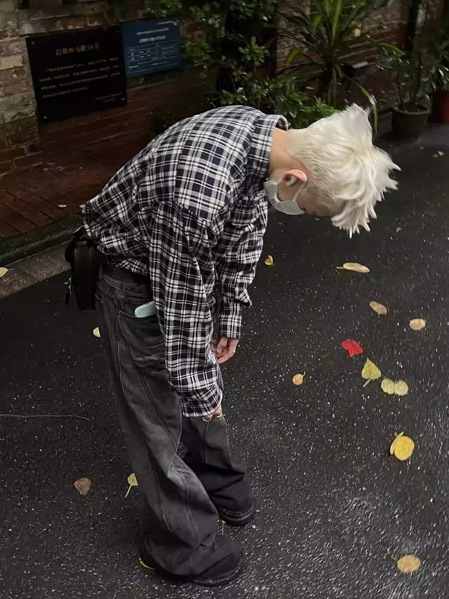 [MaxDstr] PLAID OVERSIZED SHIRT J0145