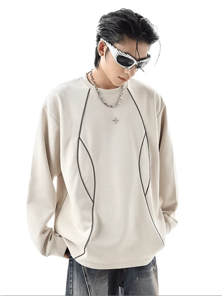 [TREND ST] round neck sweater S0200