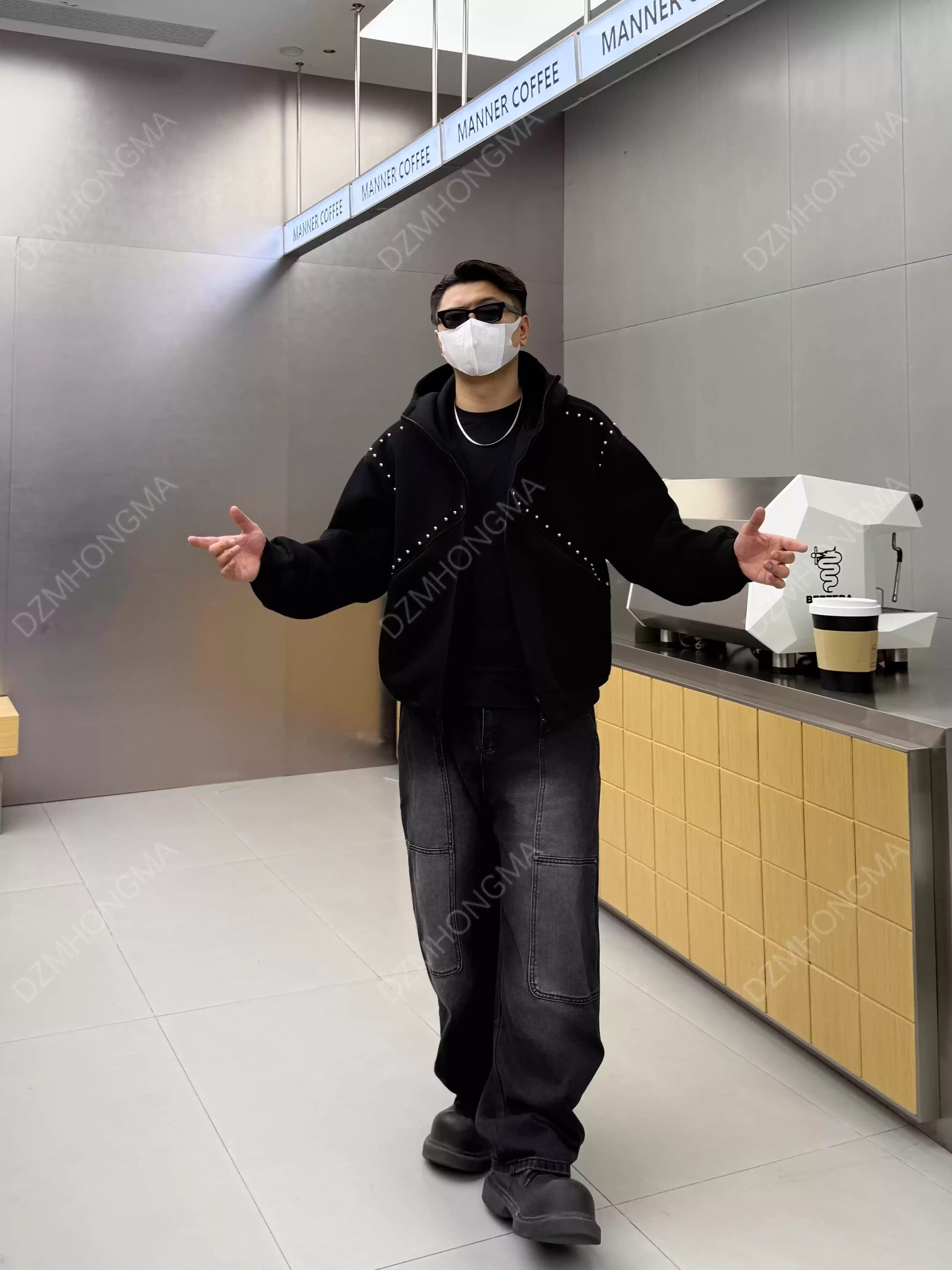 [DAZHONGMA] VINTAGE RIVETED WORK JEANS B0314