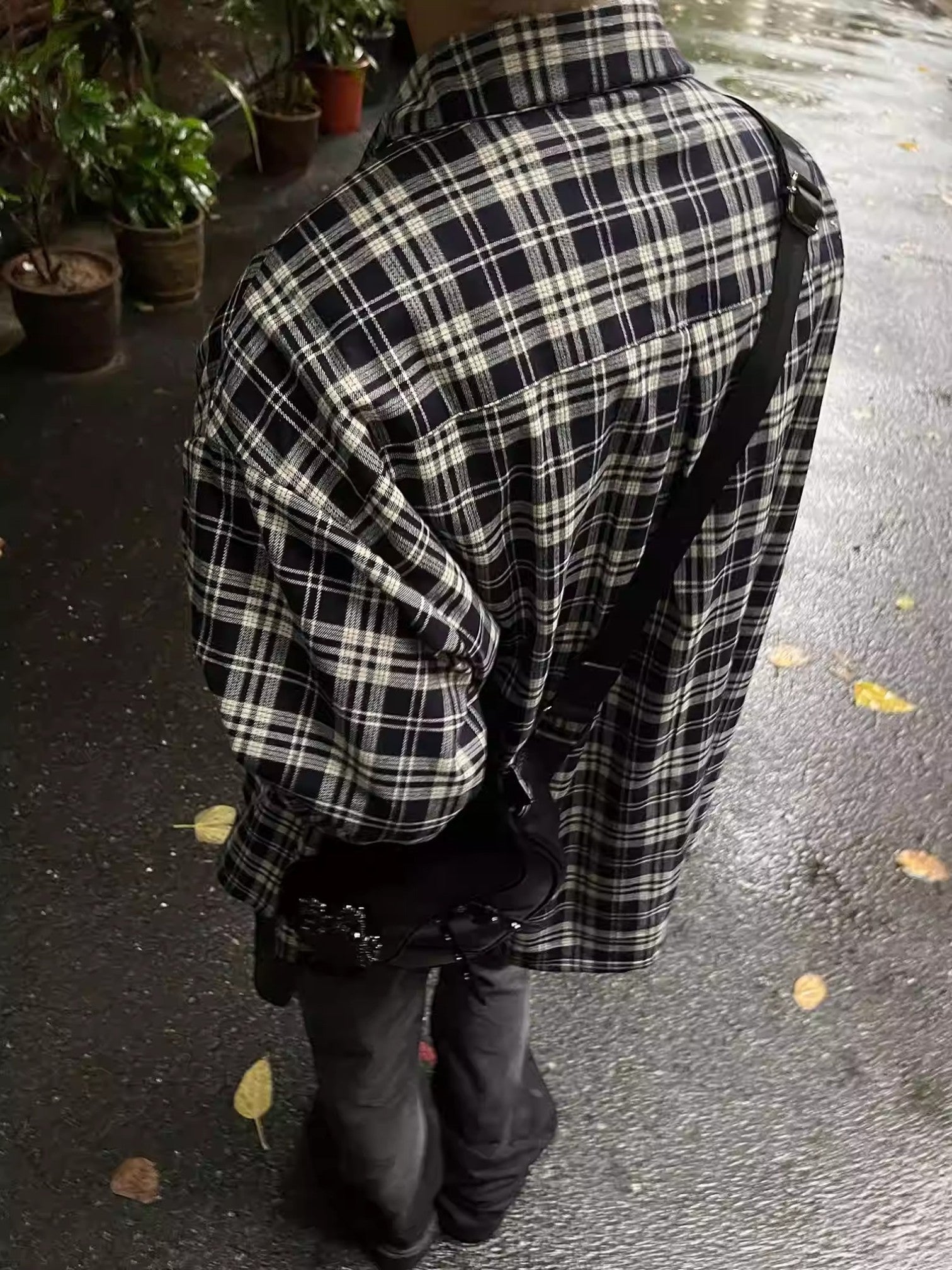 [MaxDstr] PLAID OVERSIZED SHIRT J0145