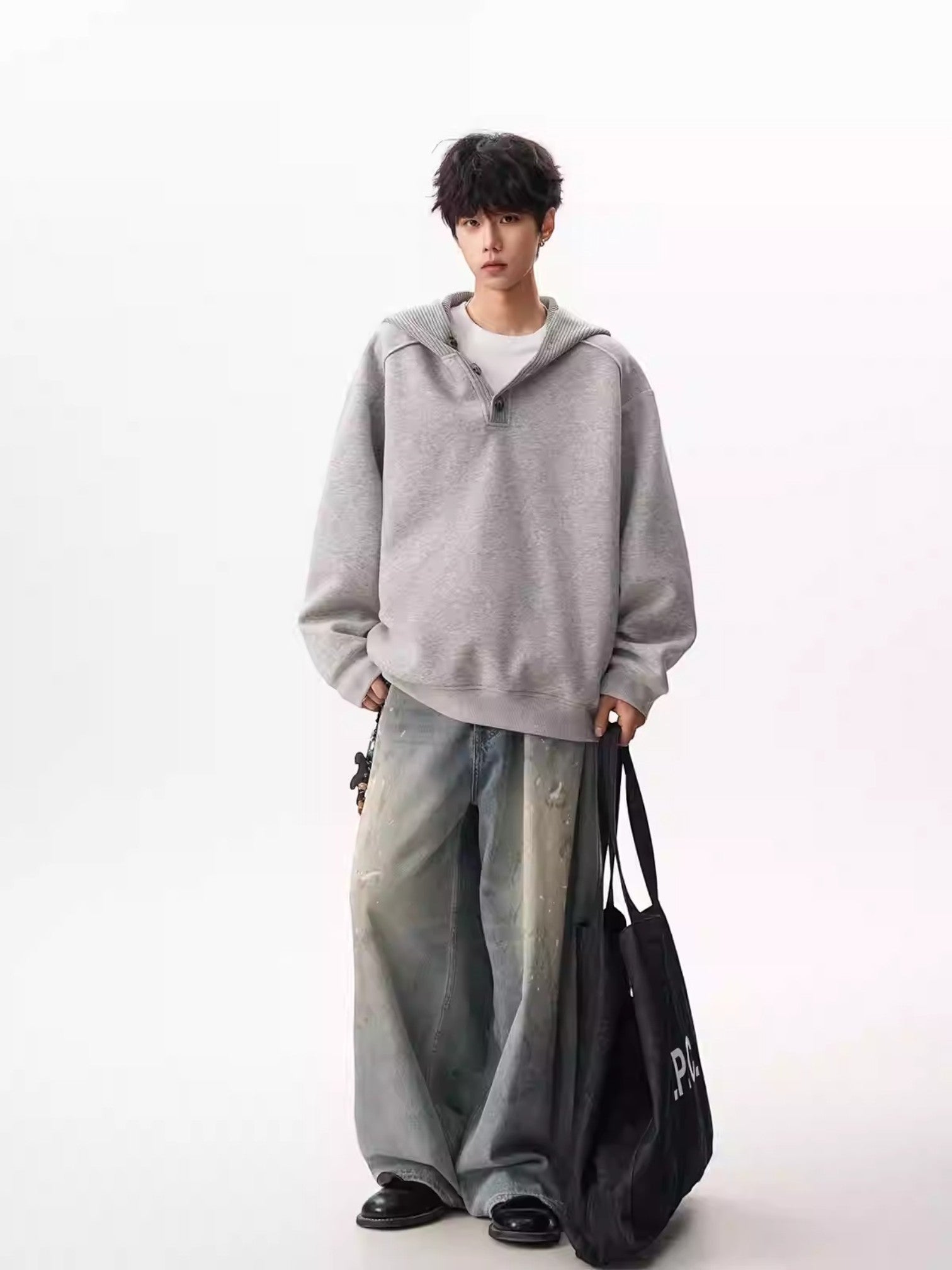 HEAVY KNIT HOODIE S0073