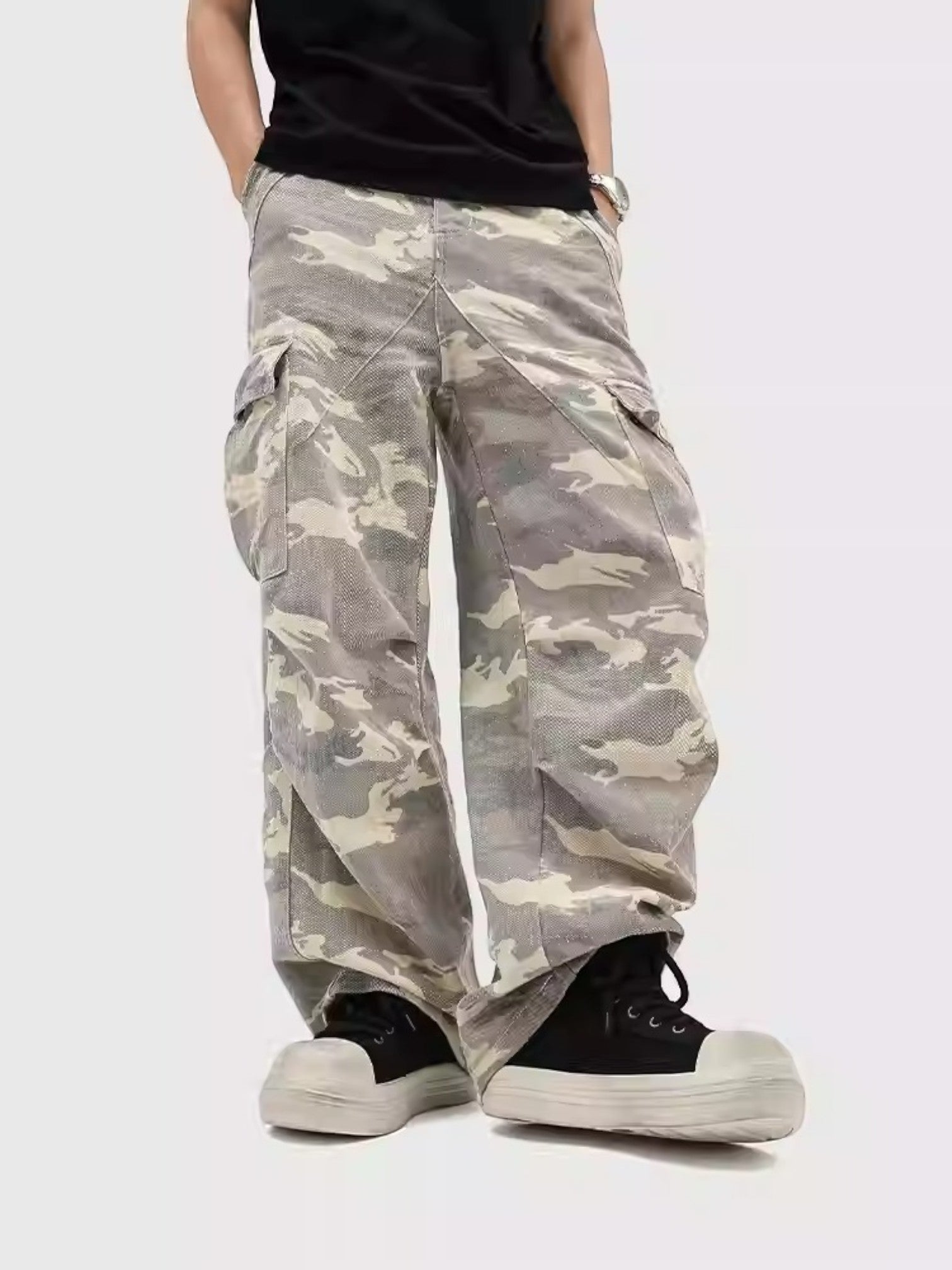 OVERSIZED TOE CANVAS SHOES S0054