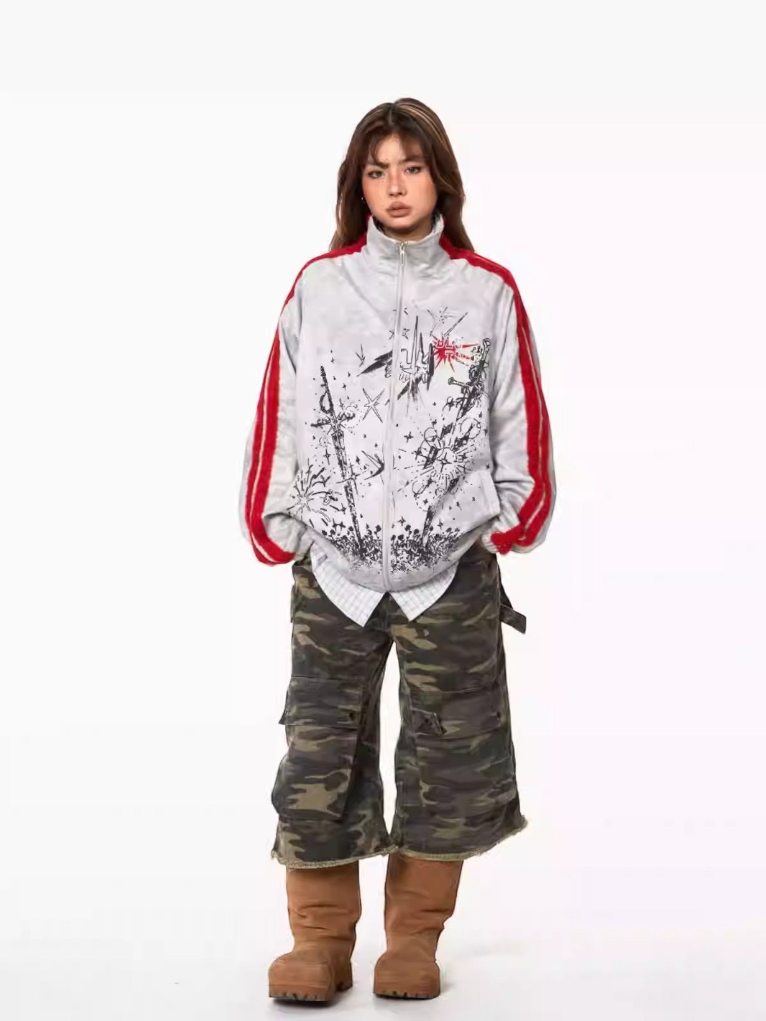 [BLACKBB] COLORBLOCK STREET JACKET S0162