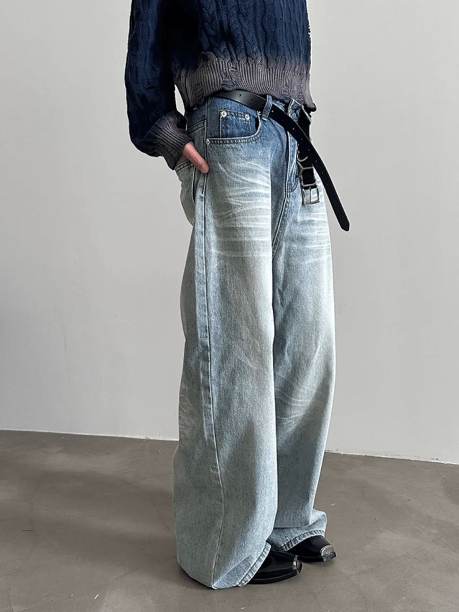 [GENESISBOY] Washed Jeans B0306