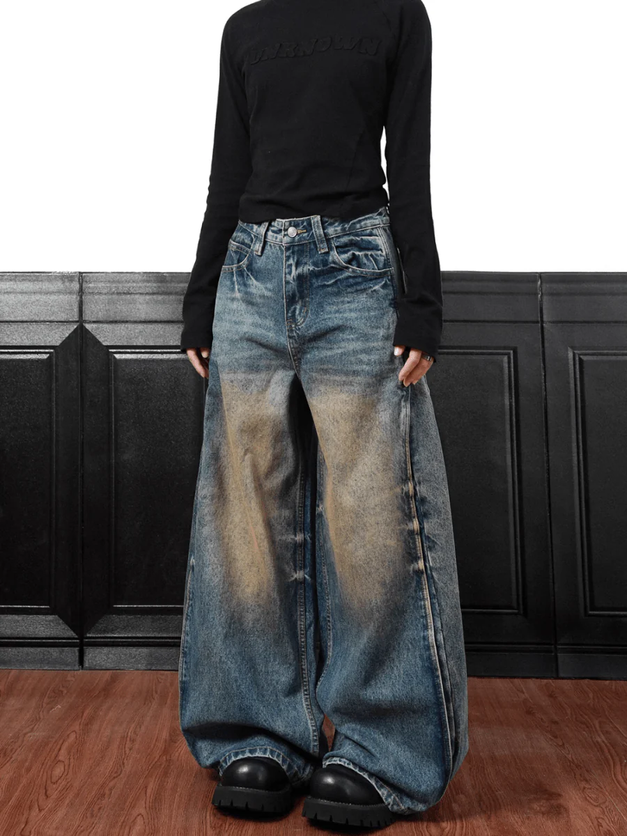 [MRNEARLY] aged jeans B0307