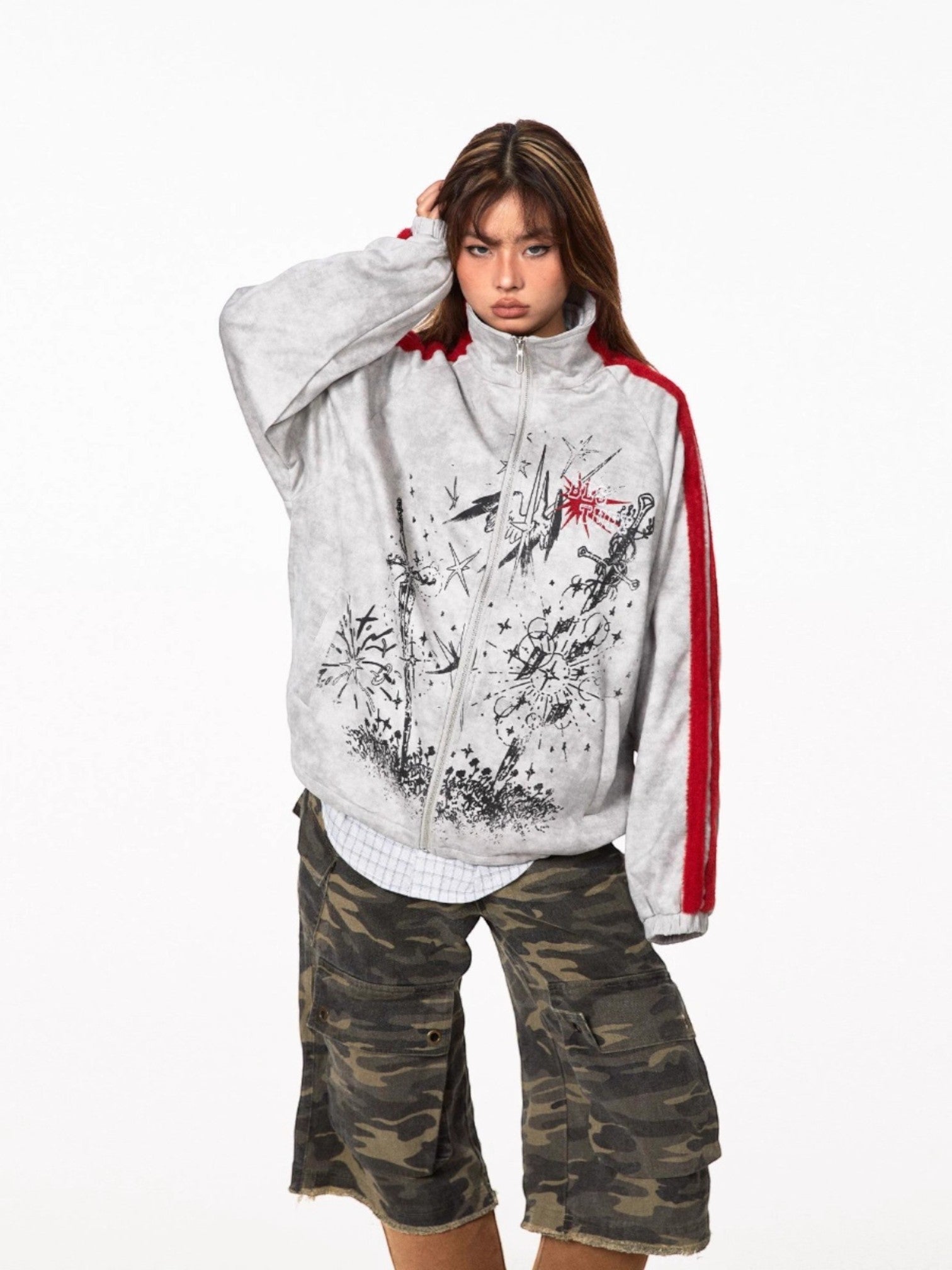 [BLACKBB] COLORBLOCK STREET JACKET S0162